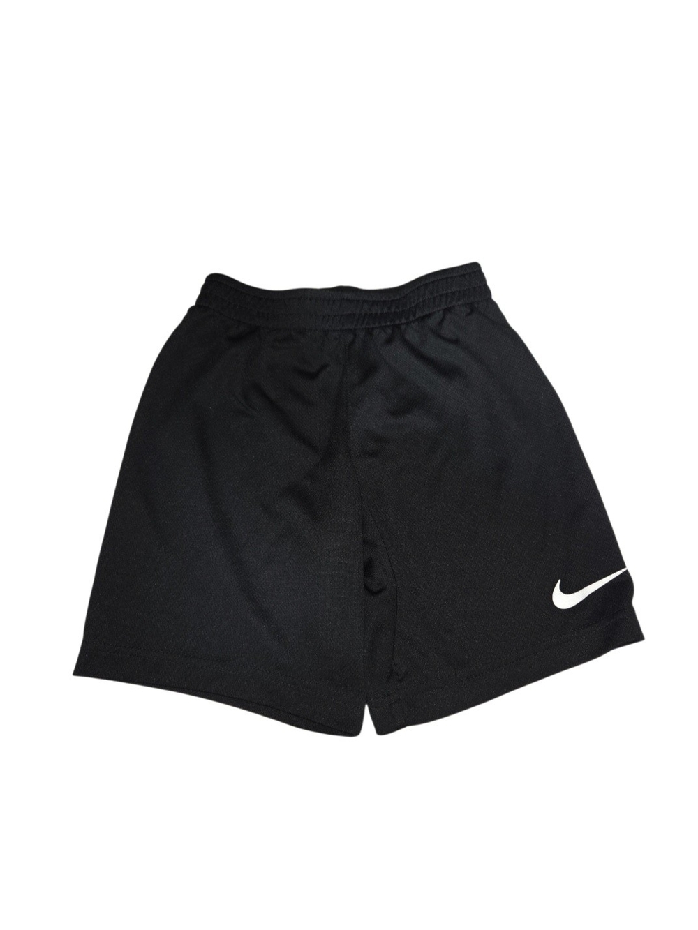 Nike Black Boy’s Athletic Shorts with White Swoosh